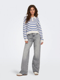 ONLY Strik Poloshirt Lucy Cloud Dancer